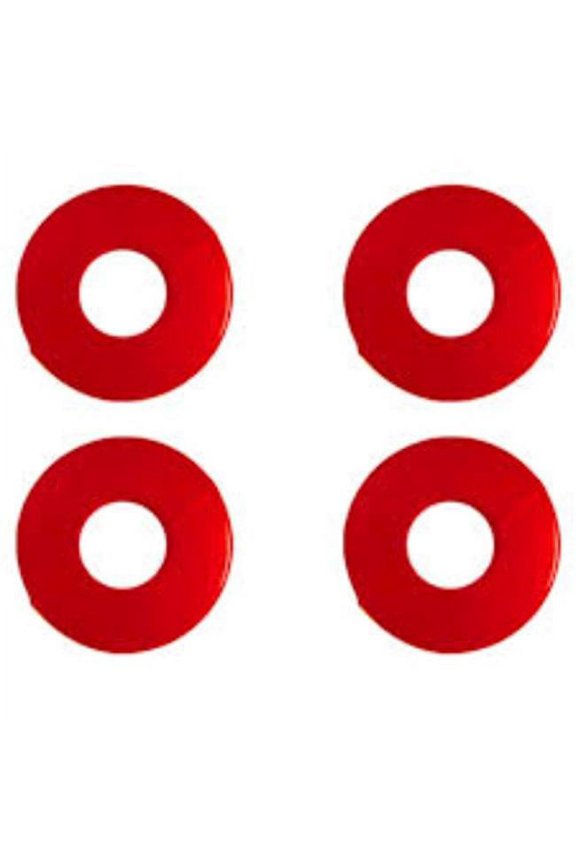 Bunghole Beach Toss BHRED Red Rings, Set of 4