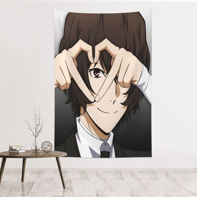 Bungo Stray Dogs Anime Tapestry Cute Cartoon Aesthetic Tapestries Wall
