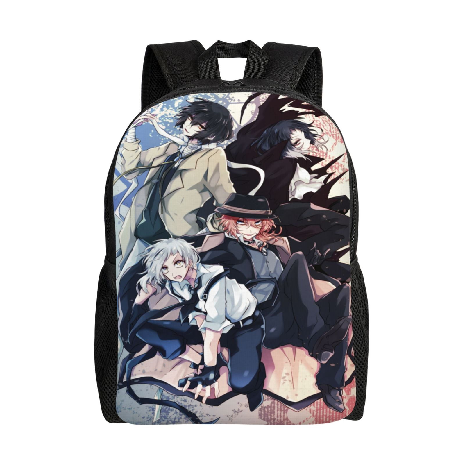 Zaino Anime Bungo Stray Dogs - Daypack Studentesco Con Porta USB, 30x15x45 Cm - 3