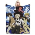 Bungo Stray Dogs Cartoon Blanket, Ultra Soft Cozy Luxury Fleece Throw