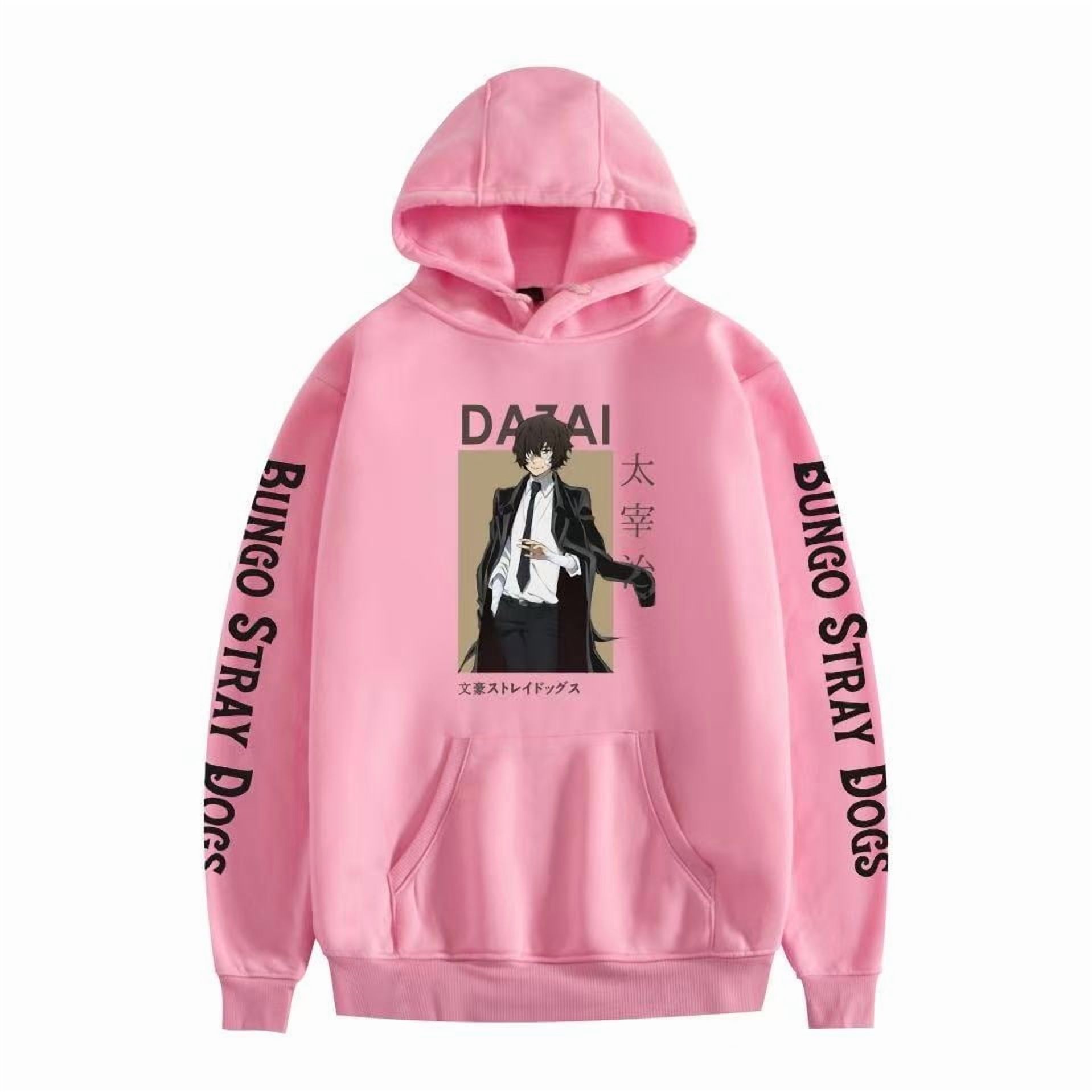Sweat à Capuche Bungo Stray Dogs - Design Dazai Osamu, Coton, Taille XS à XXXL, Style Streetwear