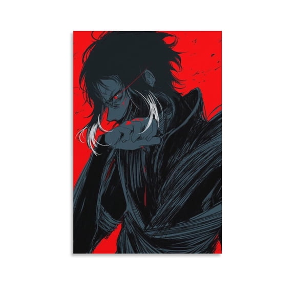 Bungo Stray Dogs Poster Akutagawa Ryuunosuke Picture Print Canvas Poster Wall Paint Art Posters Decor Modern Home Artworks Gift 12x18inch(30x45cm)