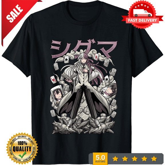 Bungo Stray Dogs Shirt Osamu Dazai Tshirt Sigma T-Shirt Atsushi Tee Chuya Doppo, LIMITED EDITION-TH63177