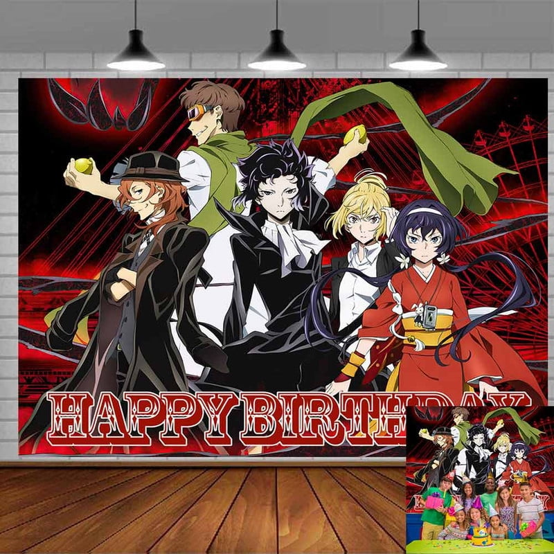 Bungou Stray Dogs Backdrop Banner Party Supplies Poster Movie