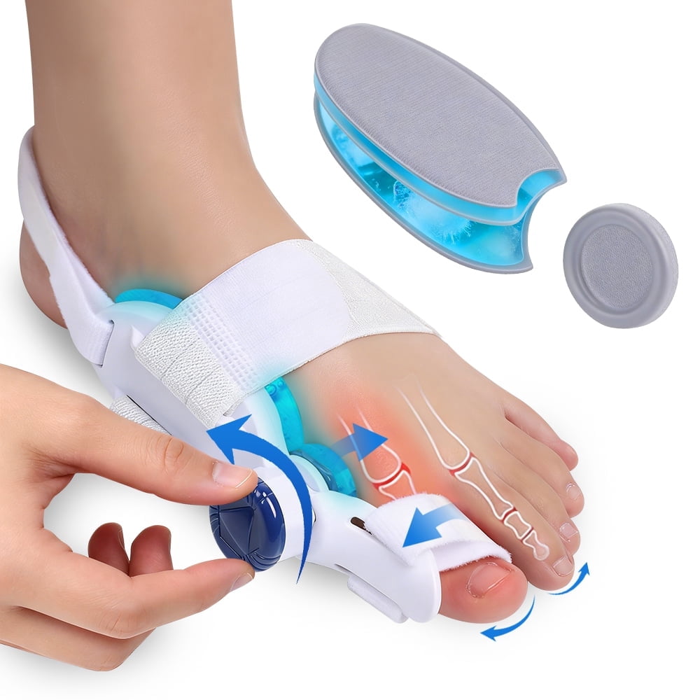 Toe Compress Bunion Corrector for Man and Women Big Toe, Adjustable Bunion Fix ...