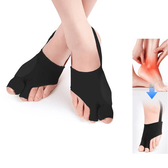 Bunion Corrector, Soft Breathable Toe Straightener Pain Relief Alignment Support Sleeve for Women Daily Day Night Wear