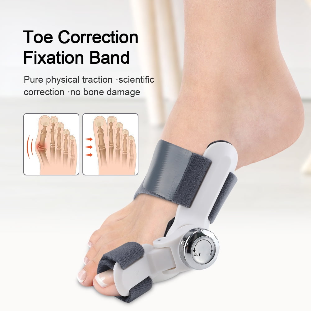 Bunion Corrector for Women & Men, Adjustable Knob Double Correction