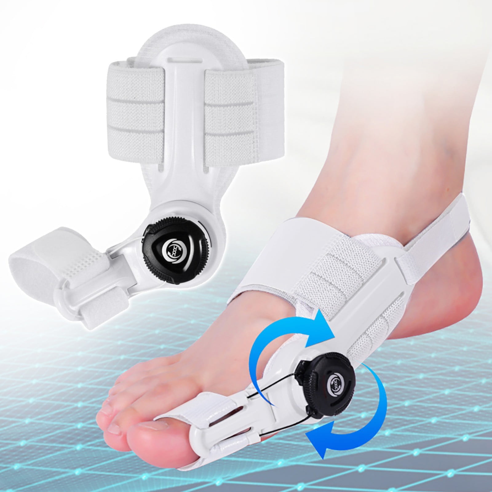 Bunion Corrector for Women & Men, Adjustable Knob Double Correction Separator for Big Toe Relief