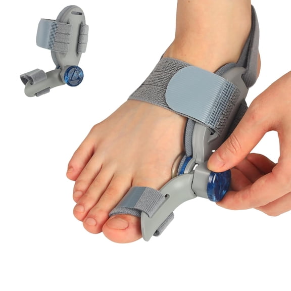 DREAMSOME Bunion Corrector for Women & Men, Adjustable Knob Bunion Toe Spacers, Big Toe Splint Toe Separators for Toe Alignment, Fits Left & Right Feet, Day & Night Wear