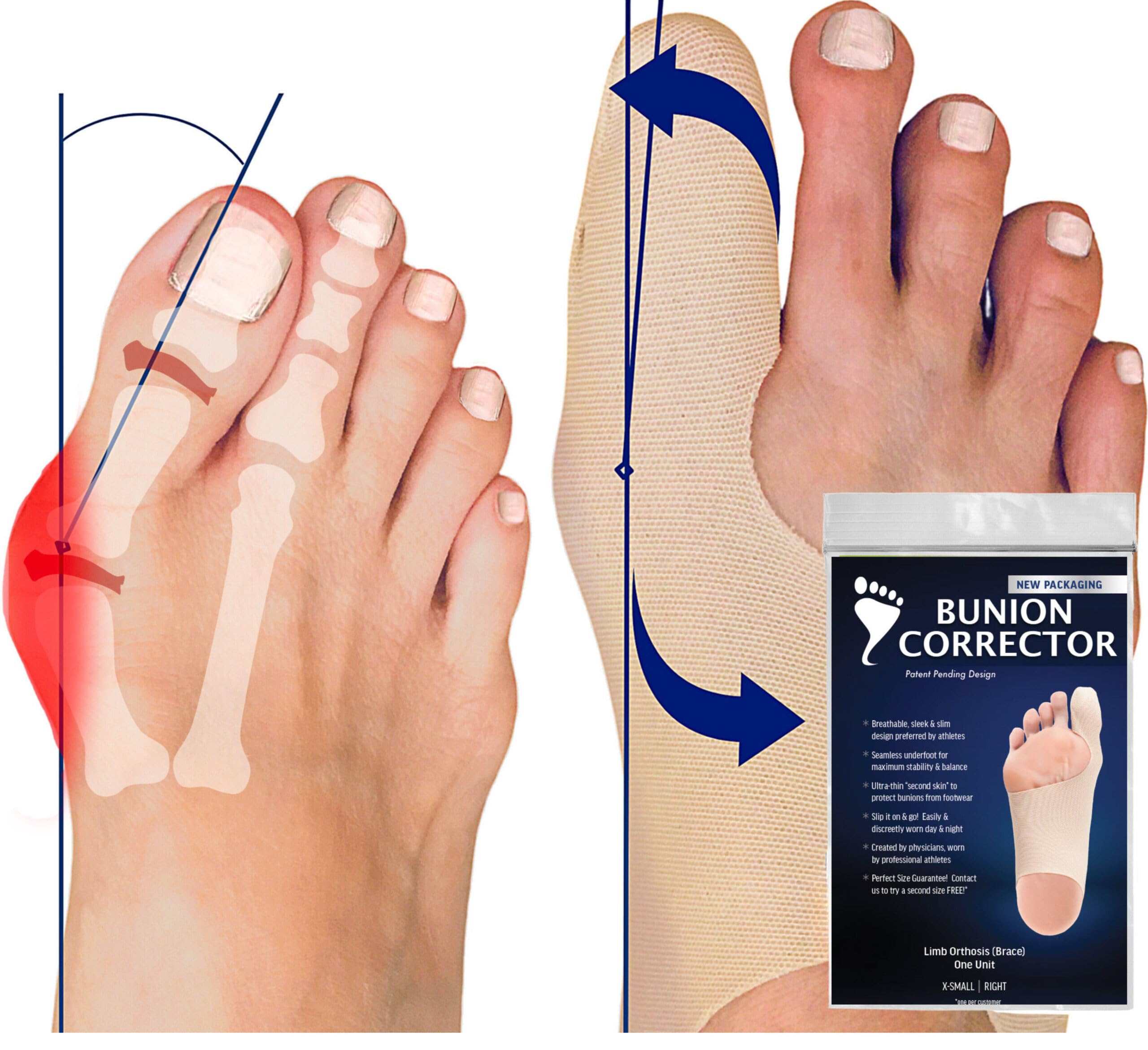  Bunion Corrector for Men Big Toe Bunion Socks Men Bunions