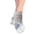 thumbnail image 1 of Bunion Cushion & Pain Relief Therapeutic Socks - Split Toe - Gentle Compression for Enhanced Circulation (White, 3 Pair, Large), 1 of 10