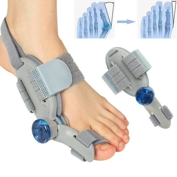 Bunion Splint Big Toe Straightener, Adjustable Corrector Hallux Valgus Knob Correction Orthopedic Bone Thumb for Men Women