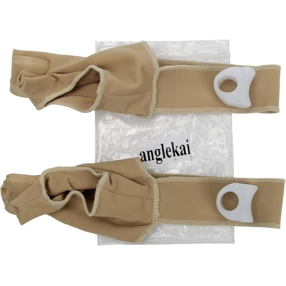 Bunion Splints White Gel Pinky Toe Separators, 2 in 1 Gel Toe Separators Bunion Socks for Overlapping Toe