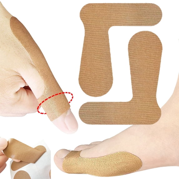 Bunion Tape Bunion Tape Corrector Precut Bunion Corrector Tape Toe Alignment Foot Support Kinesiology Foot Tape Breathable Latex Free Pre Cut Wrap Black Beige 2pcs Pack
