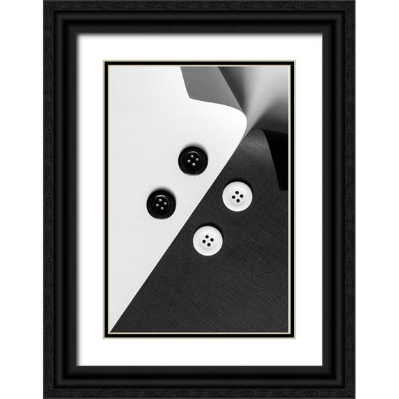 Bunjamin (Abe), Antonyus 13x18 Black Ornate Wood Framed with Double Matting Museum Art Print Titled - Diagonal Skirt