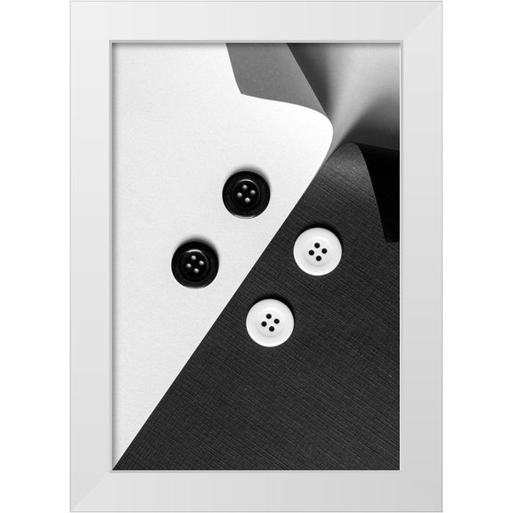 Bunjamin (Abe), Antonyus 23x32 White Modern Wood Framed Museum Art Print Titled - Diagonal Skirt