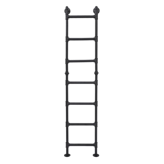 Bunk Bed Ladder, 7-Step Ladder, High Loft Attic Step Ladders for Libraries, Homes, Apartments, Boats, Storage Rooms, Offices, and More (18.11*5.91*74.8in)