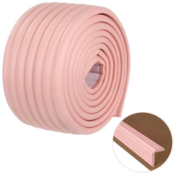 Bunk Bed Ladder Cover Pink, Soft Foam Protective Padding, Non Slip Stair Cushion Mat for Loft Bed with Self Adhesive Backing, Double Layer Guarding