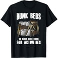 thumbnail image 1 of Bunk Beds Funny Awesome Graphic T-Shirt, 1 of 3
