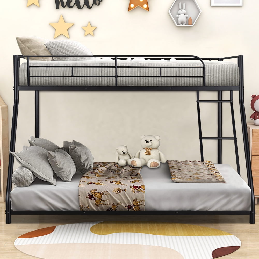 Bunk Beds for Kids, BTMWAY Twin Over Full Metal Bunk Bed, Heavy Duty
