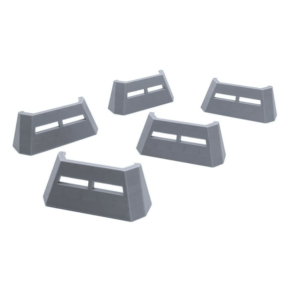 Bunker Walls, Terrain Scenery for Tabletop 28mm Miniatures Wargame, 3D Printed and Paintable, EnderToys