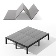 Bunkie Board King, Under Mattress Support Board, Foldable Low King Box Spring, Breathable Bunky Boards, Light & Thin & Noise Minimizing, Whole Bed Boards Design