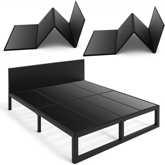 Bunkie Board Queen Size Moisture Resistant Sleeper Sofa Support Under Mattress Metal Frame Low Profile Bed Support Platform Beds Pull out Couch