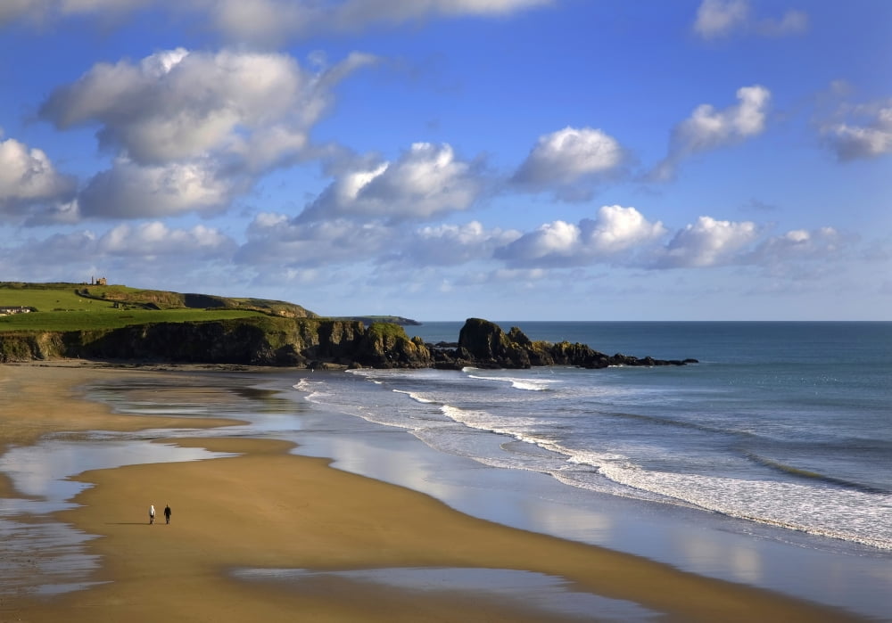 Bunmahon Beach The Copper Coast County Waterford Ireland Canvas Art - George Munday Design Pics (18 x 13)