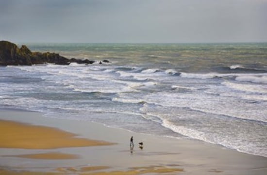 Bunmahon Strand The Copper Coast County Waterford Ireland Canvas Art - Panoramic Images (24 x 16)