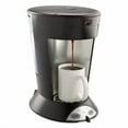 thumbnail image 1 of My Cafe Pourover Commercial Grade Coffee/Tea Pod Brewer Stainless Steel, Black, 1 of 2
