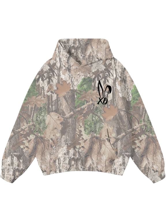 Bunnie Xo Logo Camo New Sports Hoodie Merch Fashion 3D Print Unisex Sports Top