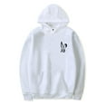 thumbnail image 1 of Bunnie Xo Xo Logo Merch Hoodies Casual Hooded Sweatshirt Unisex Pullover Clothing, 1 of 2