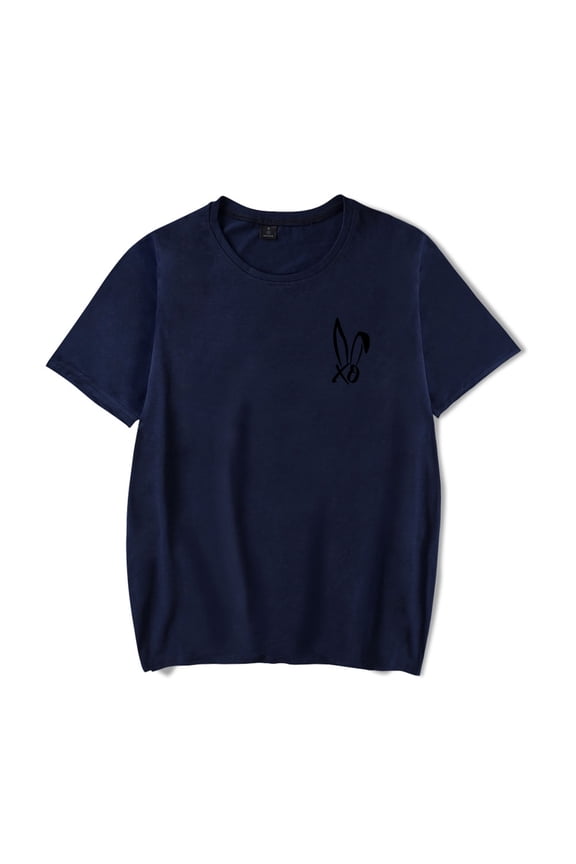 Bunnie Xo Xo Logo Merch Short Sleeve T-shirt Unisex Fashion Crew Neck Top