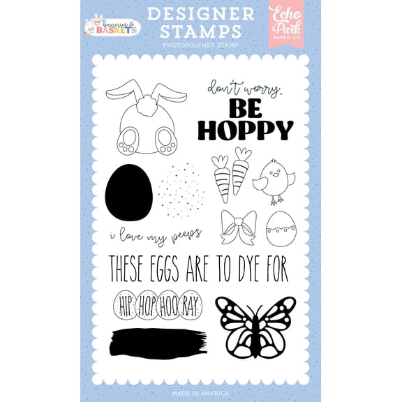 Bunnies And Baskets: To Dye For Stamp Set