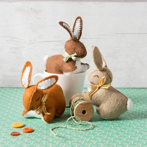 Bunnies from Felt Craft Kit BUNNY3F