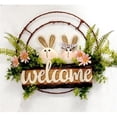 thumbnail image 1 of Bunnies in a Welcome Wreath, 1 of 1