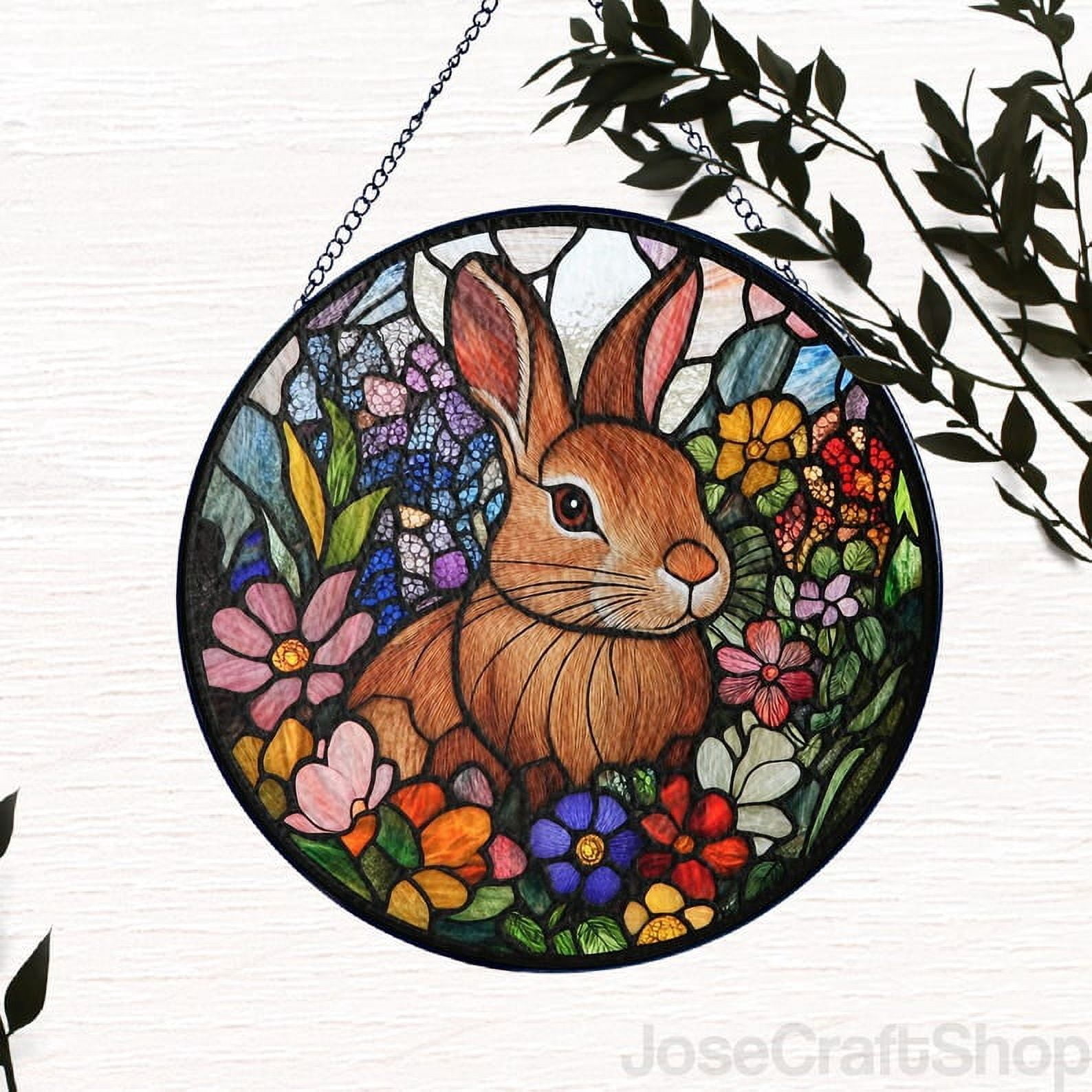 Bunny Love Nest Window Hanging Suncatcher GFTOAB4909 main image 1