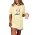 thumbnail image 1 of Bunny Babe, Easter Sunday or Day with Cute Rabbit Art, Favor, Souvenir or, Butter Comfort Colors T-Shirt, Large, 1 of 1