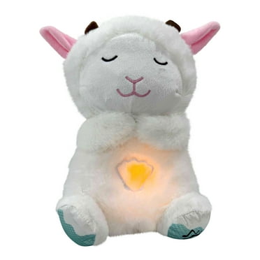 Bunny Baby Soother with Cry Sensor - Automatic White Noise Machine & Breathing Plush Toy for Newborns | Nursery Sleep Aid with Shushing Sounds | Portable Infant Calming Device