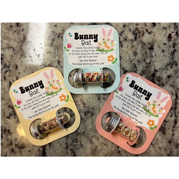 Bunny Bait Card | Gift for Boy | Gift for Girl | Easter Basket Stuffer | Easter Gift for Kids | Easter Gift