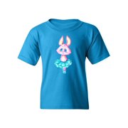 SMARTPRINTS Bunny Ballerina T-Shirt Juniors -Image by Shutterstock, Medium