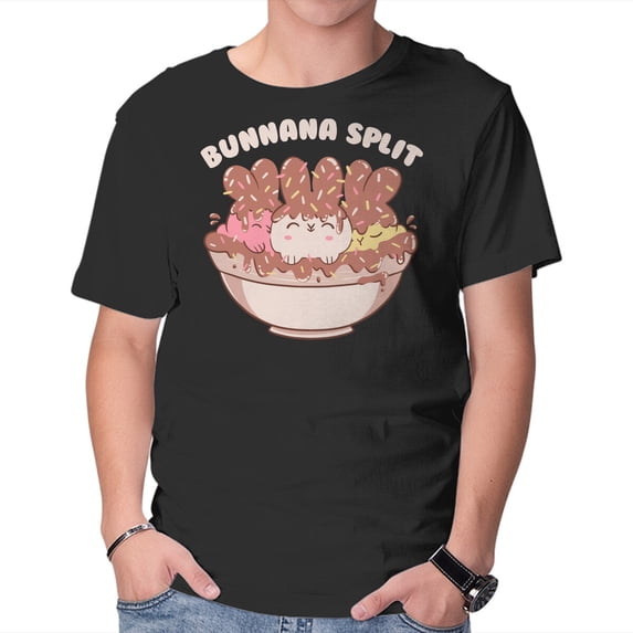 Bunny Banana Split Unisex T-Shirt Tee Sweatshirt Hoodie Tank Top ...