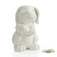 thumbnail image 1 of Bunny Bank 6.75"H x 4" W Paint Your Own Pottery Ceramic Bisque, Ready To Paint, Craft Kit, 1 of 1