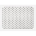 thumbnail image 1 of Bunny Bath Mat, Pale Grey Silhouette Head of Rabbits with Bowties Hipster Gentlemen, Plush Bathroom Decor Mat with Non Slip Backing, 29.5" X 17.5", Pale Grey Black, by Ambesonne, 1 of 2
