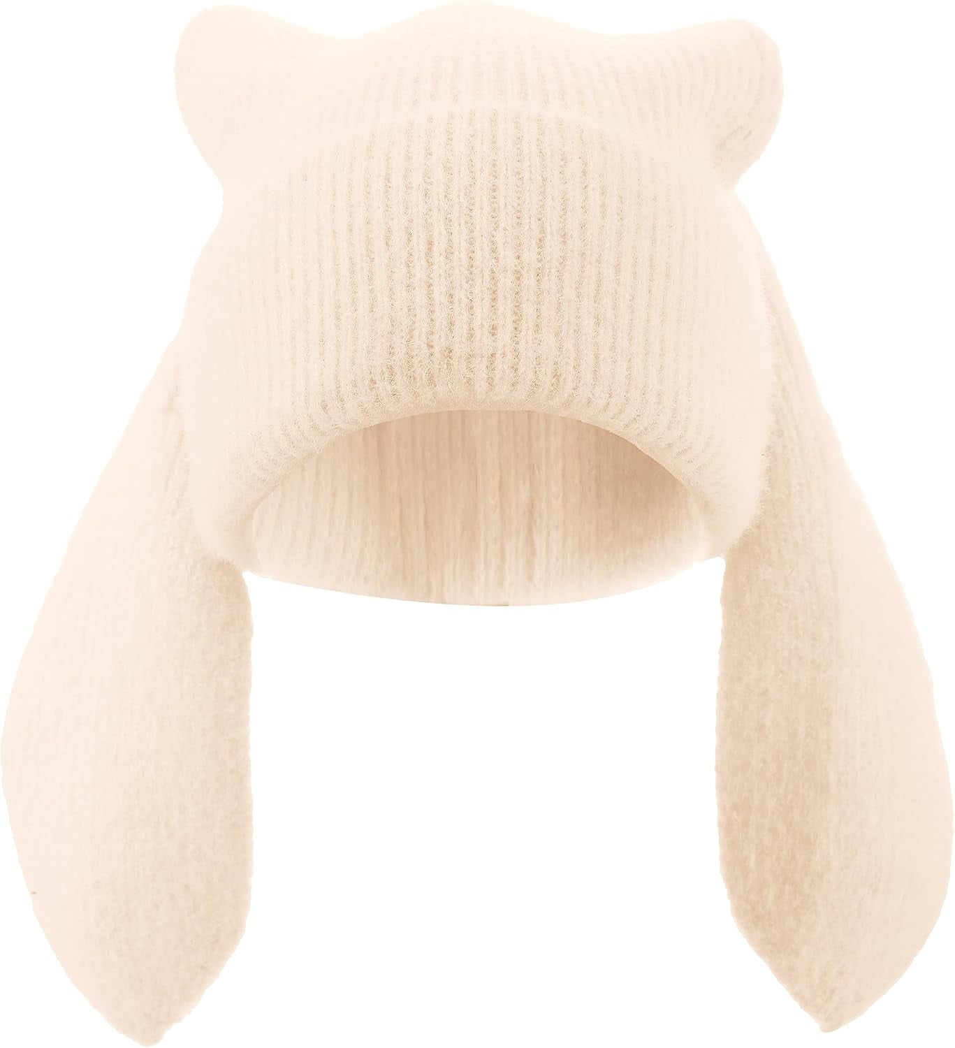 Bunny Beanie Hats for Women Cute Rabbit Beanie Crochet Hats Winter Cap Warm Skull Cap Outdoor Ski Slouchy