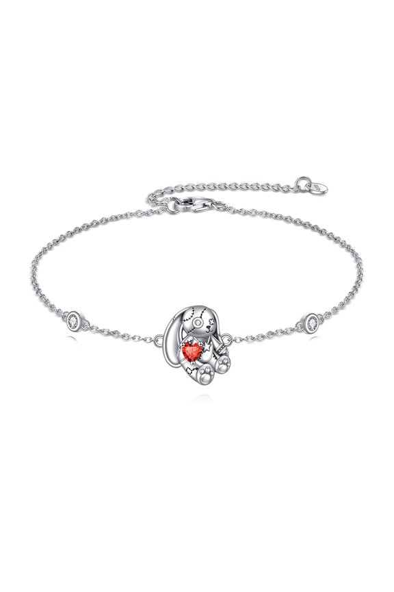 Bunny Bracelet Sterling Silver Bunny Bracelet Rabbit Jewelry for Women
