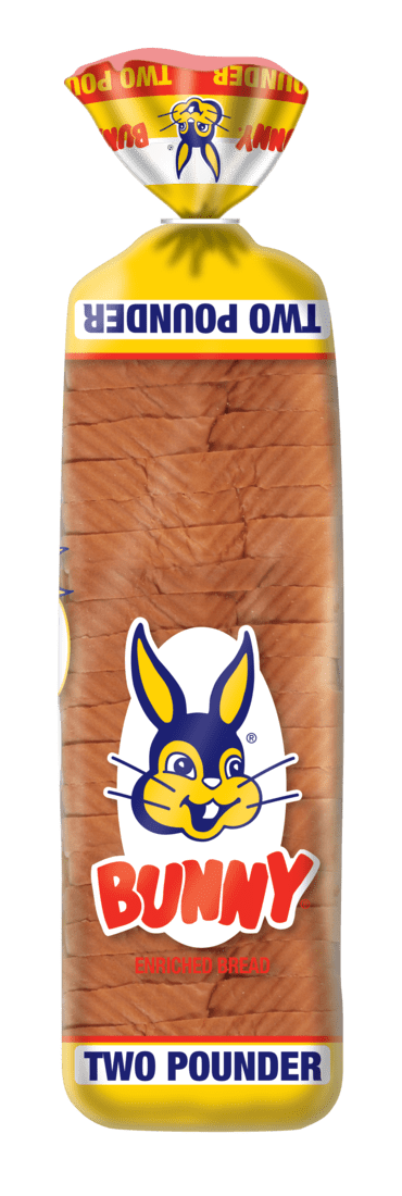 Bunny Bread White Sandwich Bread, Enriched Soft Sliced White Bread, 32 oz, 1 Count, Shelf-Stable