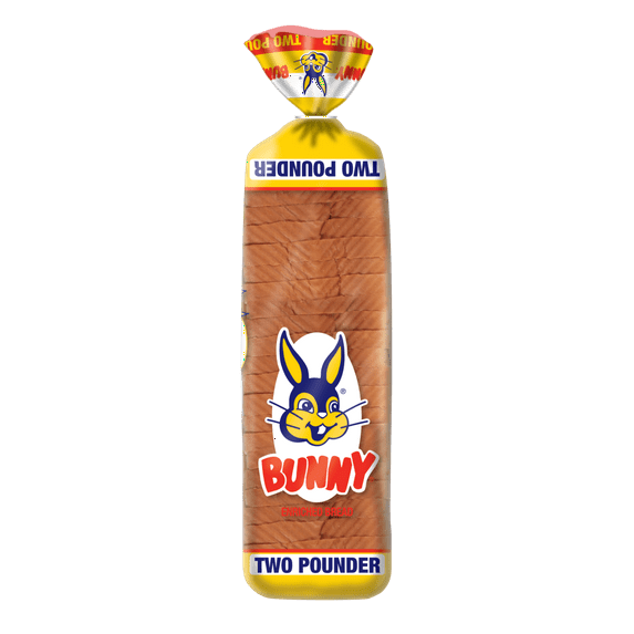 Bunny Bread White Sandwich Bread, Enriched Soft Sliced White Bread, 32 oz, 1 Count, Shelf-Stable