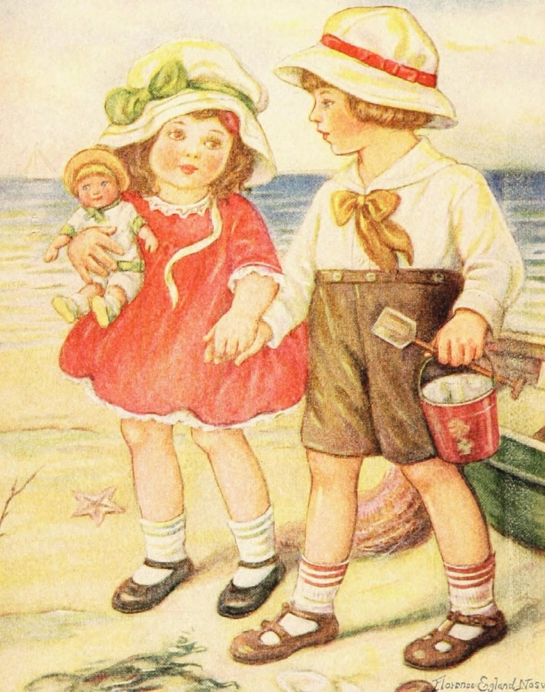 Bunny Brown & Sue giving a show 1919 Bunny Brown & Sue Canvas Art - Florence E Nosworthy (24 x 36)