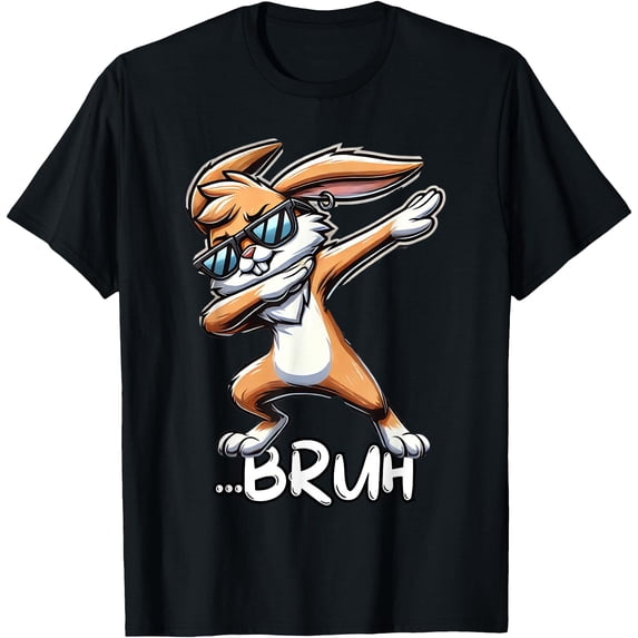Bunny Bruh Dabbing Rabbit For T-Shirt , Vintage T-Shirt - Walmart.com